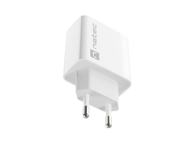 NATEC NETWORK CHARGER RIBERA USB-A+USB-C 20W PD