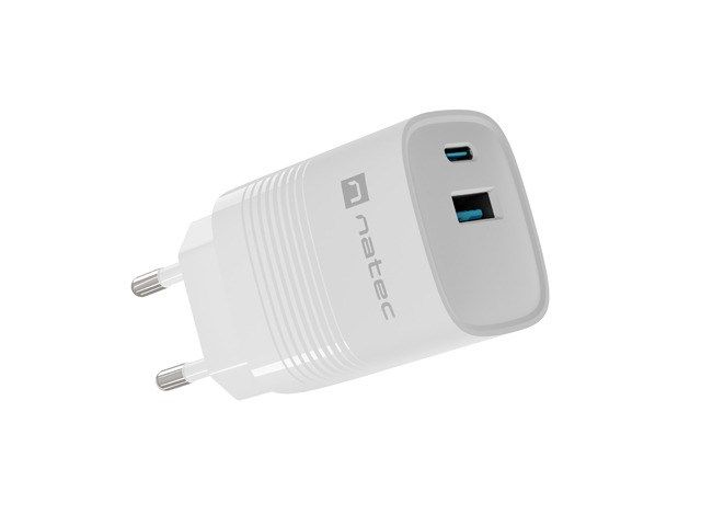 NATEC CHARGER NATEC RIBERA GAN 1X USB-A + 1X USB-C