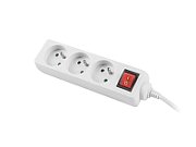 Extension cord Lanberg PS1-03E-0150-W (1 5m white color)