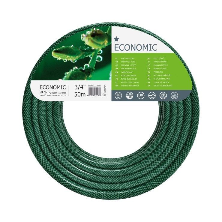 CELLFAST GARDEN HOSE ECONOMIC SIZE: 3/4  LENGTH: 50m
