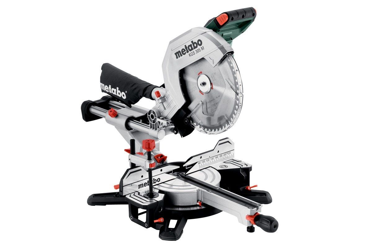 METABO MITRE SAW WITH FEED 2000W 305mm  105x305mm  KGS 305 M
