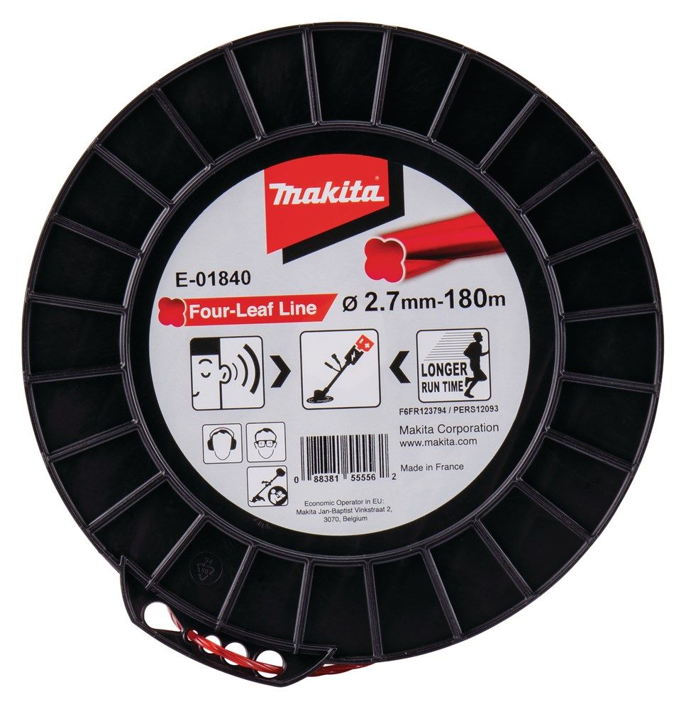 MAKITA MONOFILAMENT NYLON CLOVER 2.7mm/180m