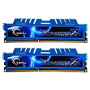 Memorie G.Skill RipjawsX 16 GB DDR3 2133 MHz CL10, kit 2 x 8 GB, XMP, Albastru-negru