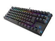 Genesis | THOR 303 TKL | Black | Mechanical Gaming Keyboard | Wired | RGB LED light | US | USB Type-A | 865 g | Replaceable  HOT SWAP  Switches