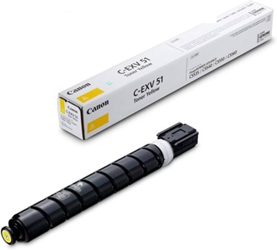 Cartus toner Canon CANON C-EXV51H 0484C002 ,Galben ,60 000 pagini ,Original (CEXV51HY)