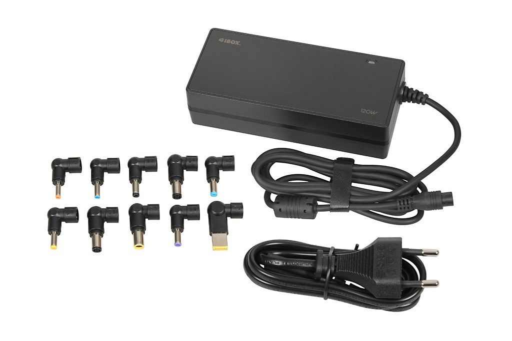 iBOX IUZ120WA Universal power supply 120W Automatic  10 replaceable plugs