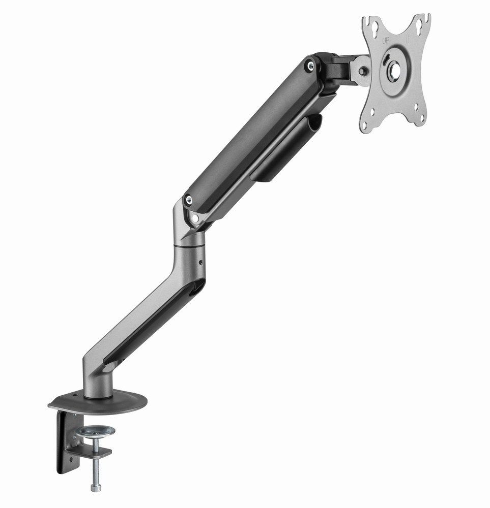 Gembird MA-DA1-05 Desk mounted adjustable monitor arm  17”-32”  up to 9 kg  space grey