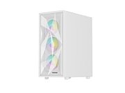 HOUSING GENESIS DIAXID 605 ARGB MIDI TOWER WITH USB-C WINDOW WHITE