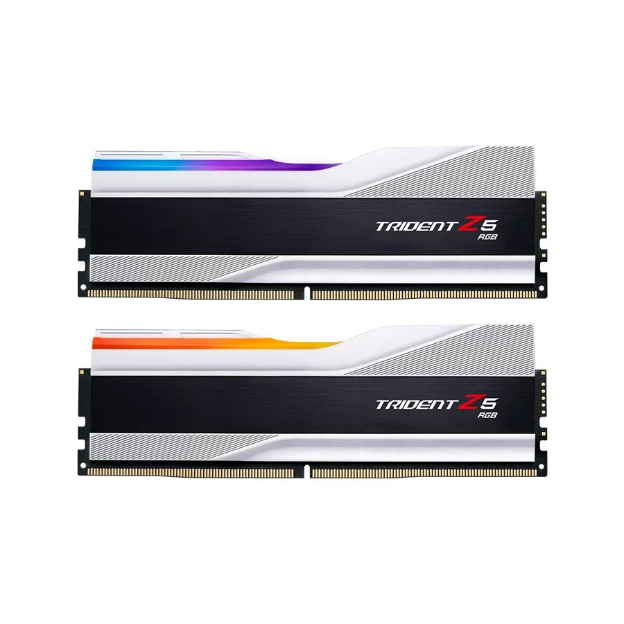 Memorie G.Skill Trident Z5 Neo 64 GB DDR5 6000 MHz CL30, kit 2 x 32 GB, EXPO, Alb-negru, RGB