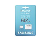 Samsung | microSD Card | EVO Plus | 512 GB | microSDXC | Flash memory class 10