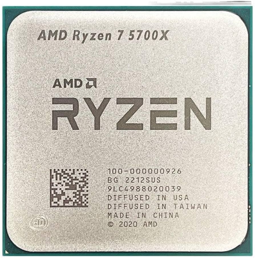 Procesor AMD Ryzen 7 5700X, 8C / 16T, 3.40 - 4.60 GHz, 36 MB cache, 65 W