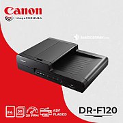 Scanner Canon DR-F120, A4 platan si adf dual scan, USB
Scanner DUPLEX Single pass feeder (scaneaza fara-verso la o singura trecere a documentului)