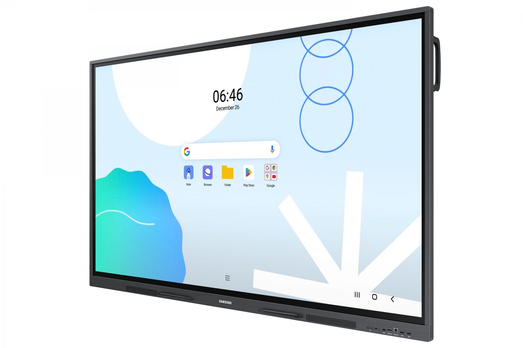 Samsung WAD series WA65D tablă interactivă 165,1 cm (65 ) 3840 x 2160 Pixel Ecran tactil Gri