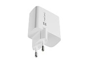 NATEC RIBERA GAN CHARGER 1X USB-A + 1X USB-C 45W WHITE