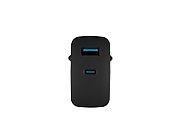 NATEC RIBERA GAN CHARGER 1x USB-A + 1x USB-C 45W BLACK