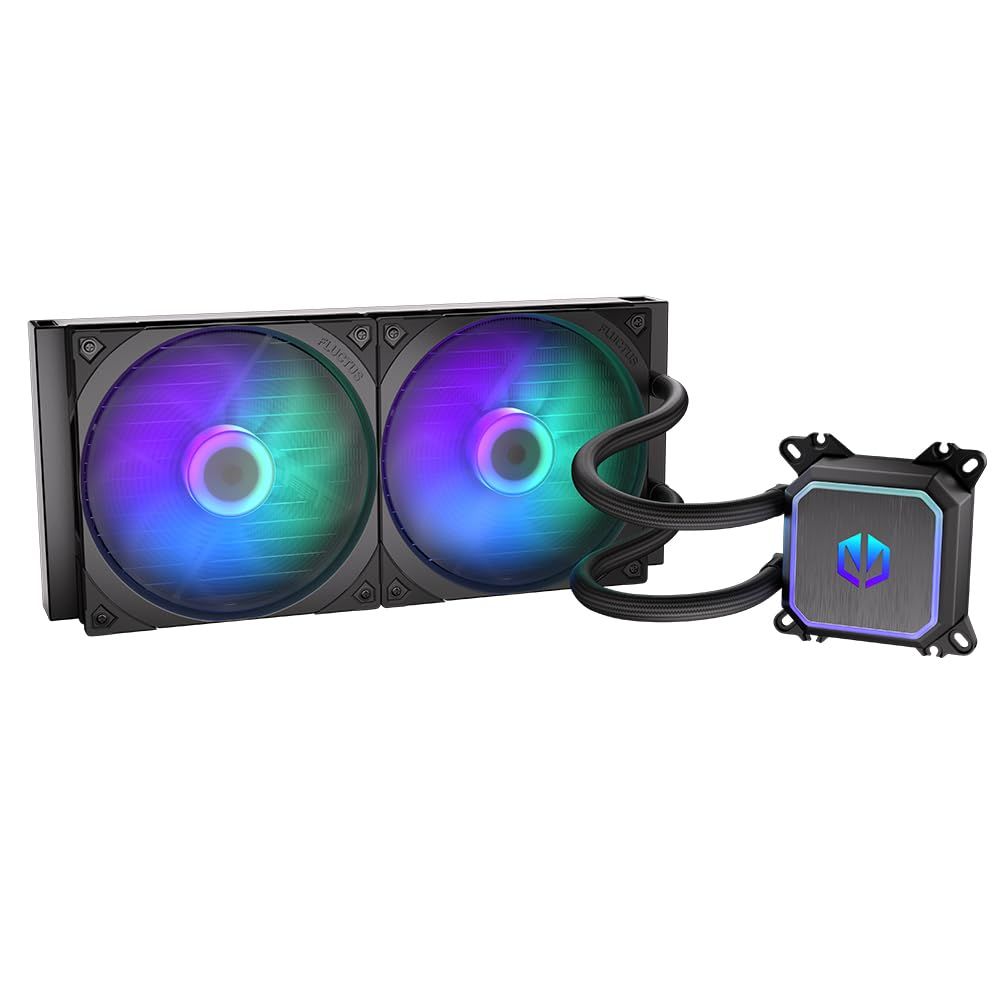 ENDORFY Navis F280 ARGB Computer case All-in-one liquid cooler 14 cm Black 1 pc(s)