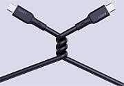 AUKEY CB-SCC241 USB-C Power Delivery PD 240W 5A 20V 1m Nylon Black