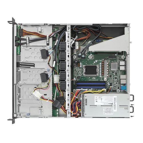 Server ASUS RS300-E12-RS4, Rack 1U, fara procesor,  Intel socket 1700  max 95 W, fara memorie, 4 x LFF, Fara, 2 x 450 W