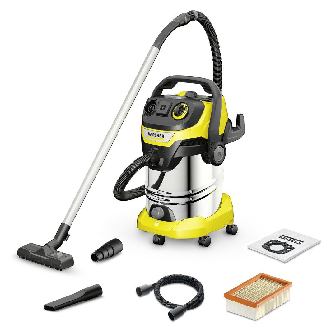 Kärcher WD 6 P S V-30/6/22/T Black  Stainless steel  Yellow 30 L 1300 W