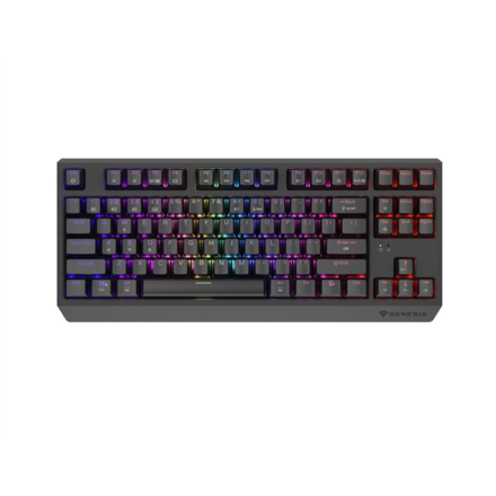 THOR 230 | Mechanical Gaming Keyboard | Wireless | US | Black | 2.4 GHz  Bluetooth  USB | Outemu Red
