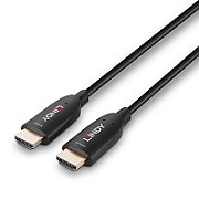 Cablu Lindy 10m Hybrid HDMI 8k60, latime de banda suportata 48Gbps, rezolutie maxima 7680x4320@60Hz 4:2:0 10bit, 3840x2160@120Hz 4:4:4 10bit