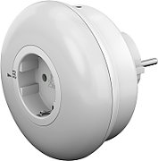 Priza LED cu lumina de veghe 6500k, port priza, 3 culori

Descriere

Informatii technice:

Conexiuni
Tipul conexiunii : Dop de siguranta (Tip F, CEE 7/4)

Performanta
Sursa luminoasa: dioda emitatoare de lumina (LED)
Culoare luminoasa: 3 culori (verde, albastru, alb), senzor crepuscular, comutator rotativ
Iluminare-Tip: LED
Temperatura de culoare: 6500 K
Consumul de energie: 0,5 W
Flux luminos: 6 lm
Parametru de redare a culorilor: 80 Ra
Numarul de LED-uri: 9
Sensibilitate la lumina pana la 20 lx

Conexiunile dispozitivului

Intrare, interval de tensiune: 230 (AC) V

Informatii generale

lasa de protectie: IP20
Durata de viata generala: 30000 ore.
Numarul de cicluri de comutare: 10000 buc.
Clasa de aparate: eu
Culoare: alb, transparent
Material: PC
Temperatura de functionare: de la 0 &ampdegC
Temperatura de functionare: pana la 35 &ampdegC
Tip ambalaj: cutie

Dimensiuni / Greutate

Inaltime: 72 mm
Diametru: 82 mm
Greutate: 78,6 g

Lumina de noapte LED cu plug-in cu functie de schimbare a culorii (verde, albastru, echilibrat in lumina zilei), senzor automat de crepuscul si priza de siguranta (tip E/F)

Controlul automat al crepusculului la indemana va permite sa lasati lumina de noapte in priza in timpul zilei. Lampa se activeaza automat cand luminozitatea atinge un nivel sub 21 lx.

Priza de noapte conectabila eficienta din punct de vedere energetic, cu 9 LED-uri si un senzor de crepuscul care aprinde automat lampa atunci cand nivelul de lumina scade sub 21 lx.
3 moduri de culoare: Rotirea usor a inelului exterior schimba culoarea luminii LED de la verde la albastru la echilibrat in lumina zilei (6500 K, 0,5 W, 6 lm).
Perfect potrivita ca lumina de orientare si pentru iluminarea discreta, fara stralucire a holului, baii, dormitorului, camerei tineretului, pivnitei sau scarilor.
Lampa LED este o priza care poate fi conectata la un alt dispozitiv cu 250 V (AC), 16 A si max. 3680 W prin aceeasi priza.
Datorita designului sau compact de 82 x 82 x 72 mm, lumina de noapte nu acopera prizele adiacente.
Pentru un plus de siguranta, vecheta LED este echipata cu protectie pentru degetele impotriva contactului accidental.
Lampa de noapte LED din plastic robust este aprobata pentru utilizare in interior numai conform clasei de protectie IP20.

Ambalare: box 1 buc.