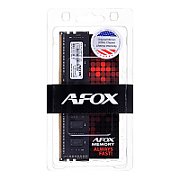 Memorie AFOX 8 GB DDR4 3200 MHz CL22, XMP 2.0, Negru