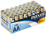 MAXELL Battery alkaline ALKALINE LR06 AA FOIL  box of 32 pieces (8 packs of 4 pieces each)