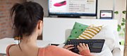 WIRELESS TOUCH KEYBOARD K400+/DARK - UK - 2.4GHZ INTNL