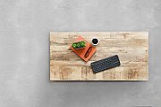 WIRELESS TOUCH KEYBOARD K400+/DARK - UK - 2.4GHZ INTNL