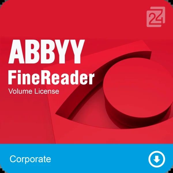ABBYY FineReader PDF Corporate, Volume Licenses (concurrent),GOV/NPO/EDU, Subscription 1y, 5 - 25 Licenses