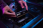 Memorie Kingston FURY Beast 32 GB DDR5 6000 MHz CL36, kit 2 x 16 GB, XMP 3.0 / EXPO, Negru, RGB