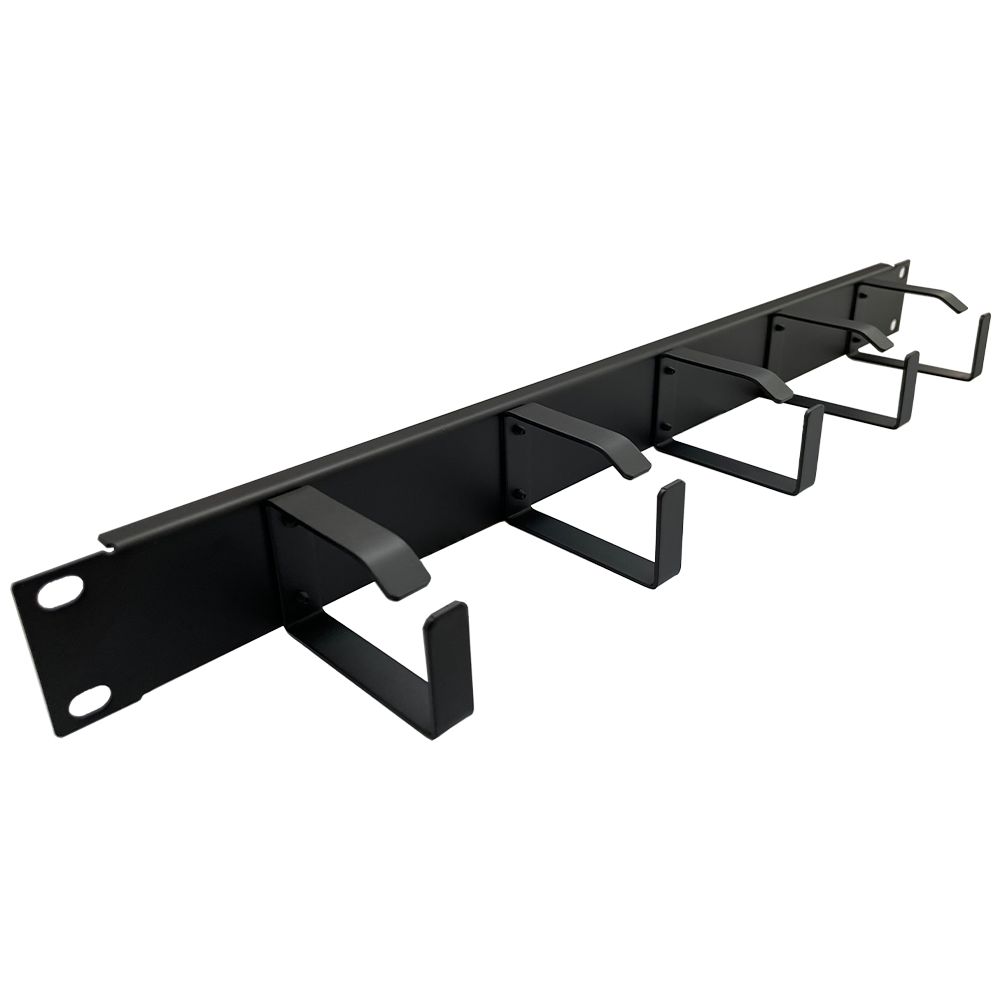 Organizator de cabluri, cu inele, orizontal, 1U, Xcab