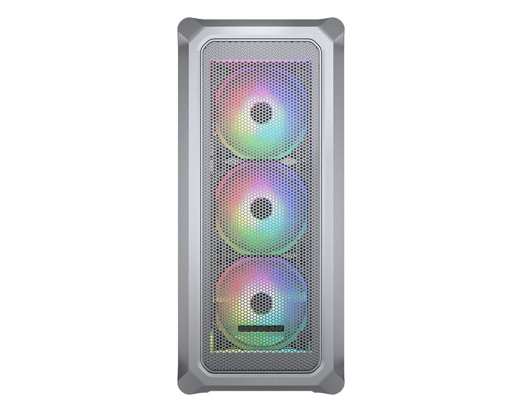 COUGAR | Archon 2 Mesh RGB (White) | PC Case | Mid Tower / Mesh Front Panel / 3 x ARGB Fans / 3mm TG Left Panel + COUGAR PSU STC600 / 600W Preinstalled