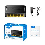Switch Cudy FS105D, 5 porturi 10/100 Mbps