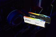 16GB DDR5 6000MT/S CL30 DIMM/FURY BEAST WHITE RGB EXPO