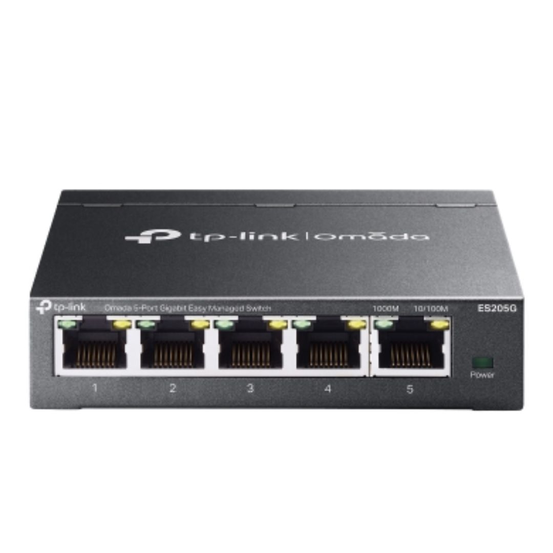 Switch TP-Link ES205G, 5 porturi 10 / 100 / 1000 MBs