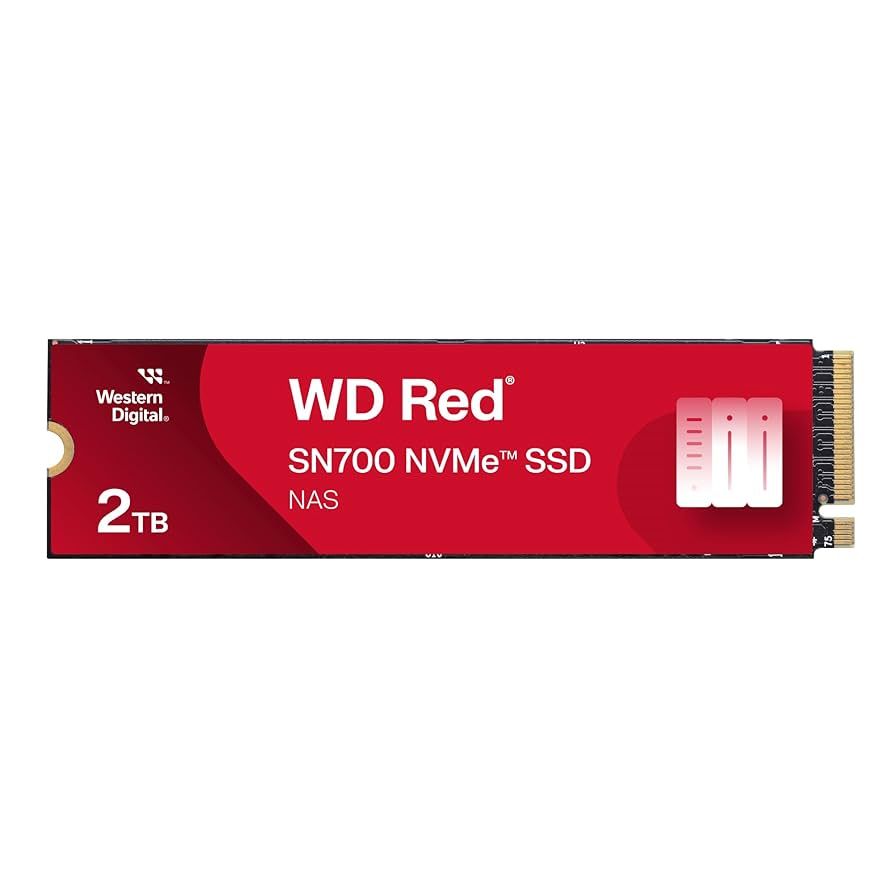 SSD NAS Western Digital Red SN700 2 TB M.2 2280 PCIe 3.0 x4 NVMe
