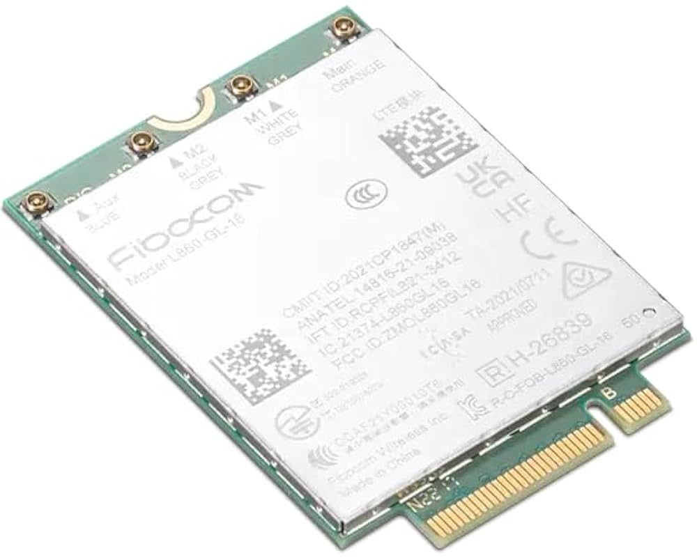 Lenovo | 5G Sub-6 GHz M.2 WWAN Module | ThinkPad Fibocom FM350-GL