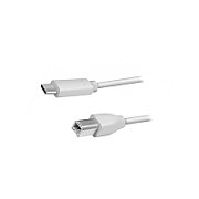 CABLU USB LOGILINK pt. imprimanta, USB 2.0 Type-C (T) la USB 2.0 Type-B (T), 2m, 2 x ecranare, conectori auriti, gri,  CU0161  (timbru verde 0.18 lei)