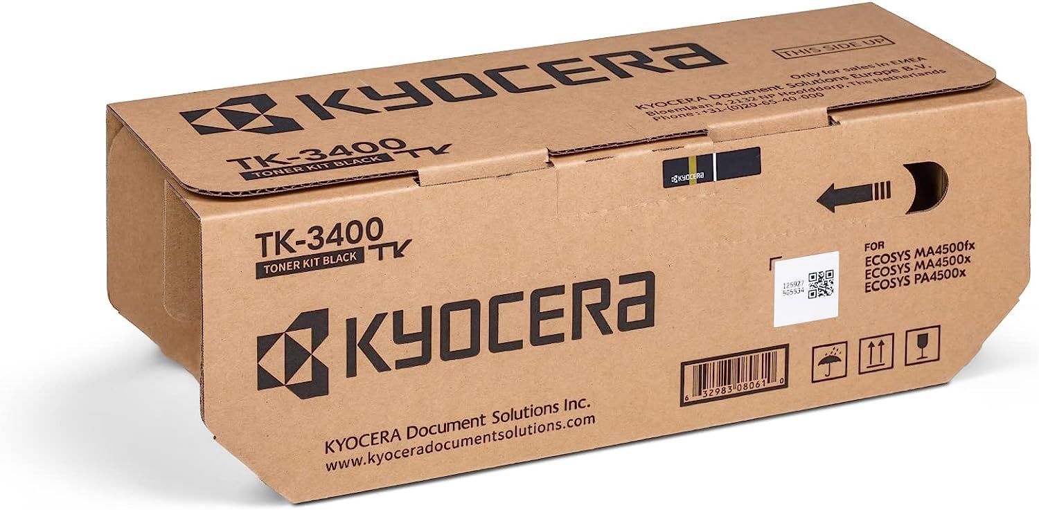 Cartus toner Kyocera TK-3400 ,Negru ,12 500 pagini ,Original (TK-3400)