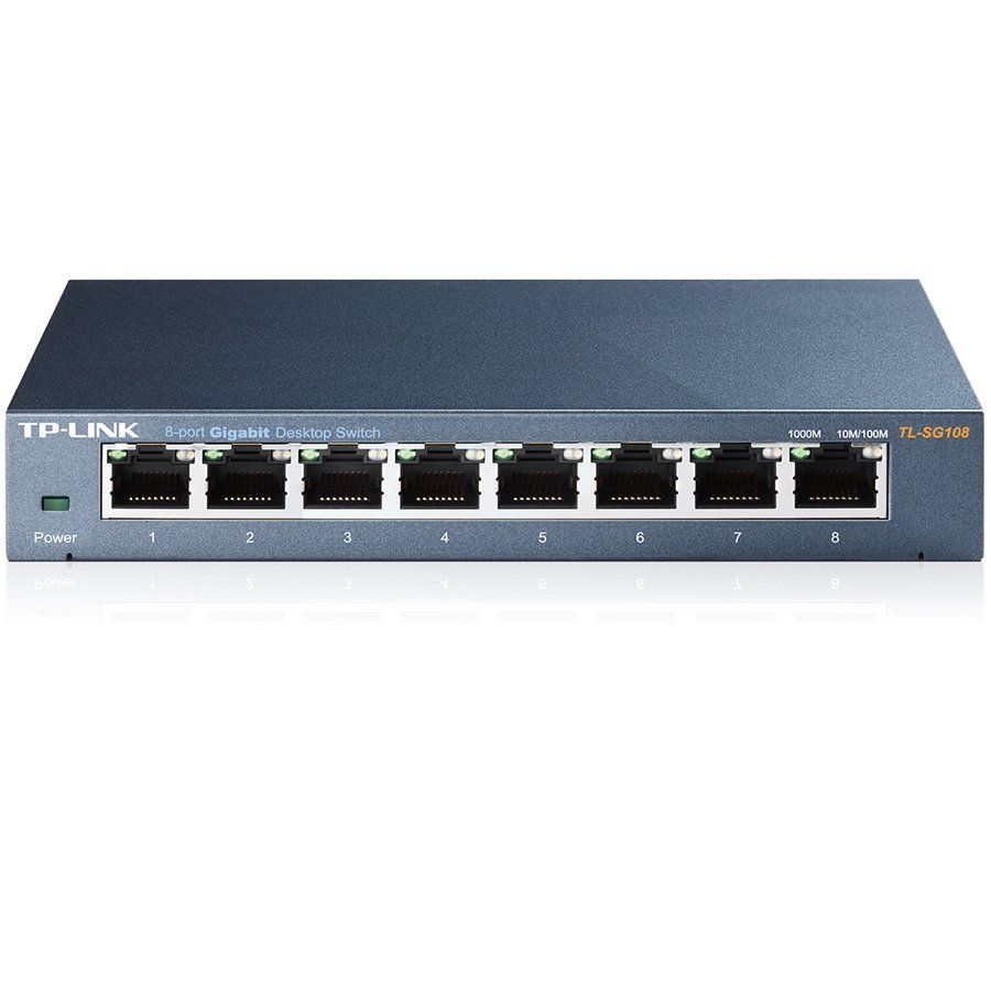 Switch TP-Link TL-SG108, 8 porturi 10 / 100 / 1000 MBs