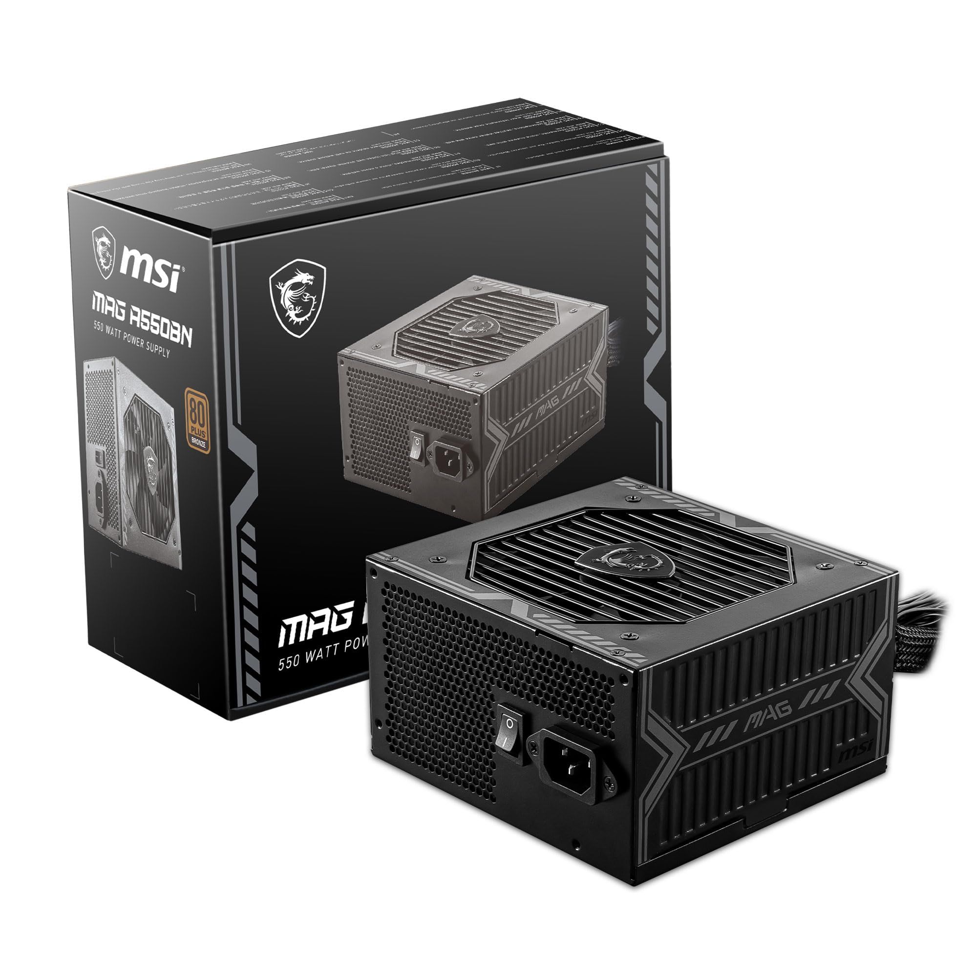 Sursa MSI MAG A550BNL, 550 W, ATX, 80+ Bronze,