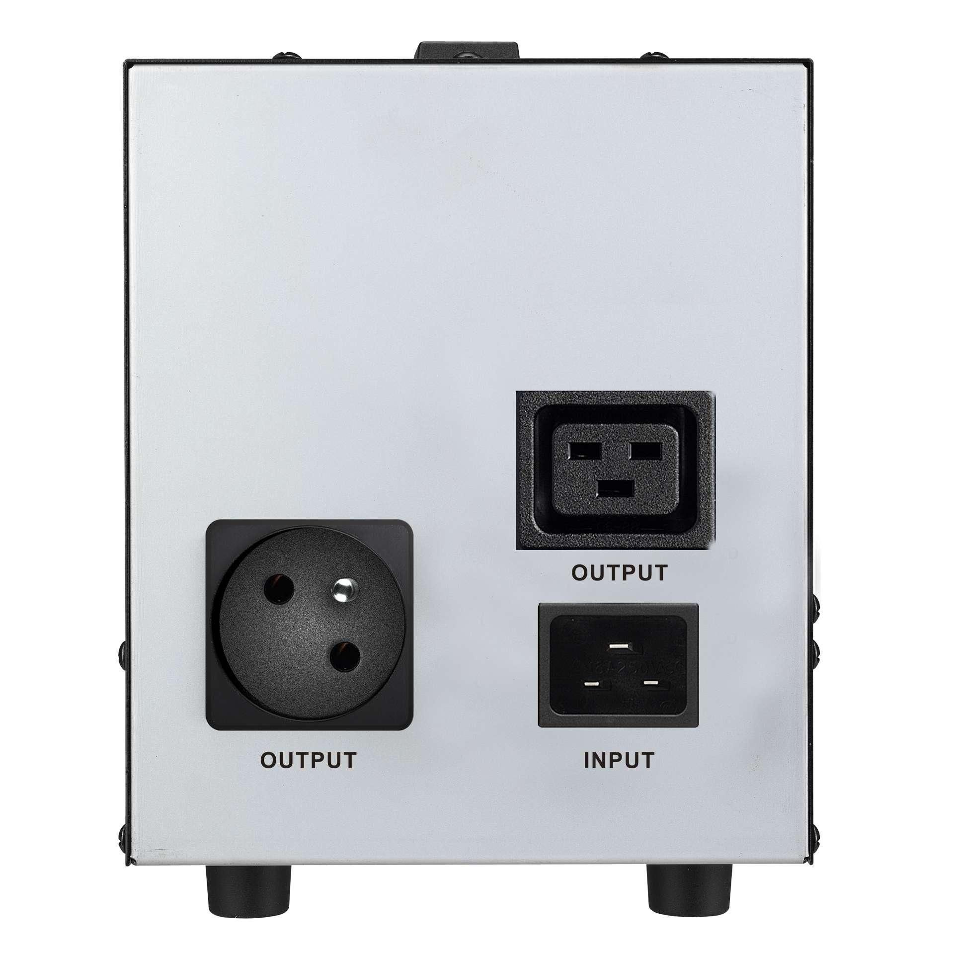 PowerWalker AVR 3000 SIV FR voltage regulator 1 AC outlet(s) 110-280 V Black