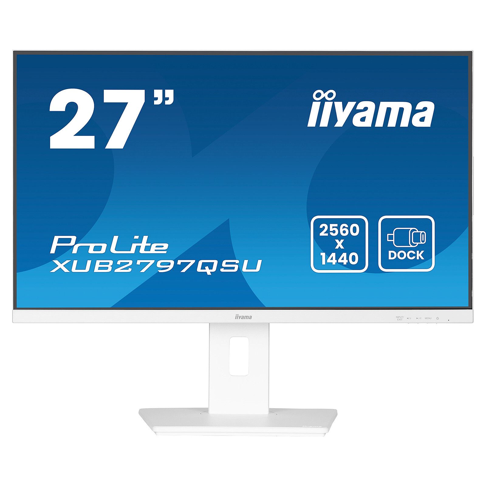 Monitor 27 inch IIyama XUB2797QSU-W2 2560 x 1440, 100 Hz