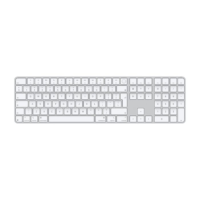 MAGIC KEYBOARD WITH TOUCH ID/NUM KEY MAC SILIC INT EN WH KEY