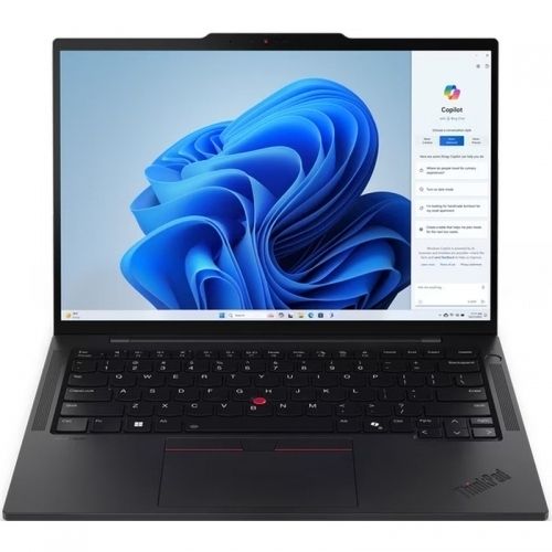 Laptop Lenovo ThinkPad T14s Gen 5, 14 inch 1920 x 1200, Intel Core Ultra 7 155U (12 C / 14 T, 1.7 GHz - 4.8 GHz, 12 MB cache, 28 W), 16 GB LPDDR5X, 512 GB SSD, Intel Intel Graphics, Windows 11 Pro, Tastatura US, Negru