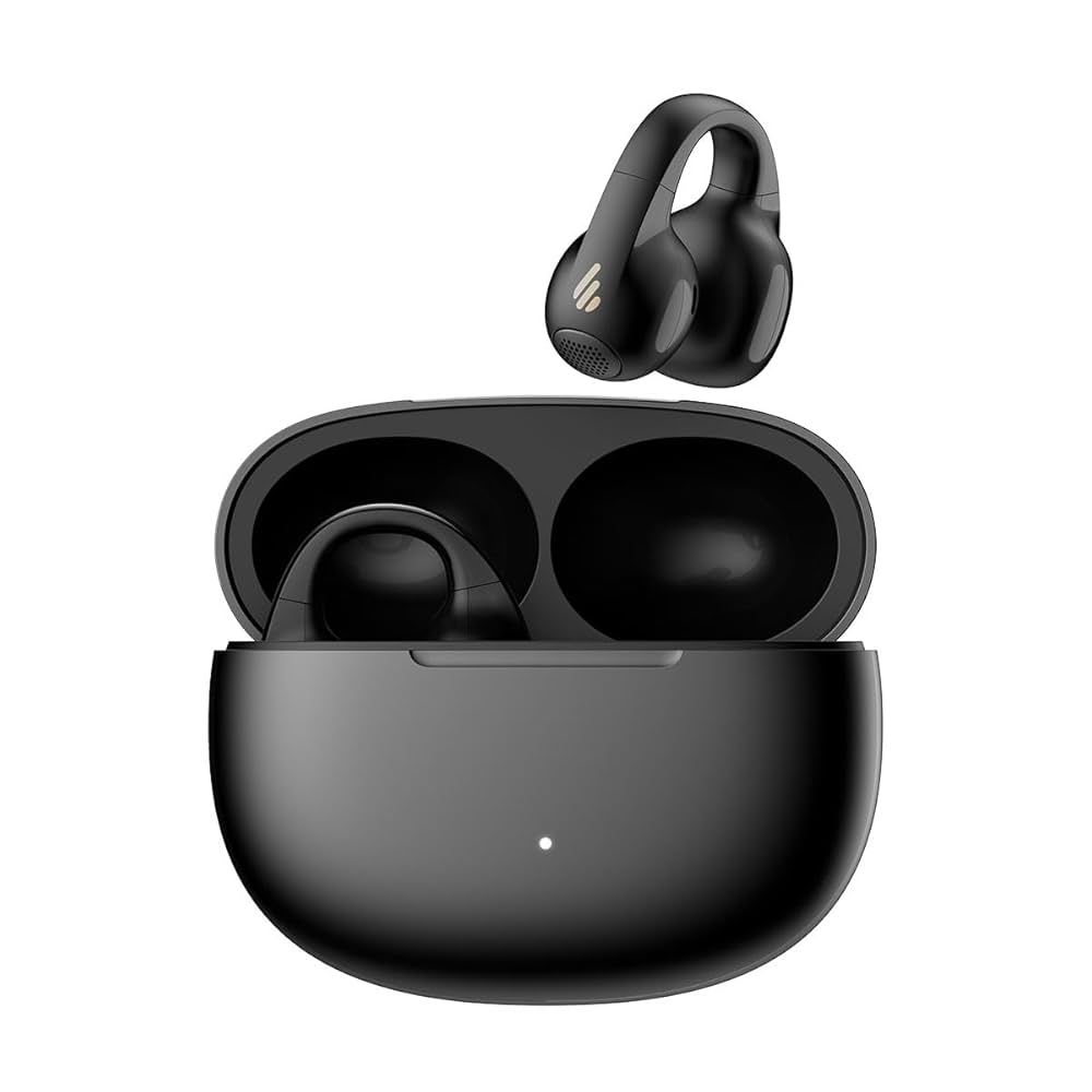 CASTI Edifier, wireless, intraauriculare - butoni, design cu clips, pt smartphone, microfon pe casca, conectare prin Bluetooth 5.4, negru, USB-C, IP56,  COMFO-C-BK , (include TV 0.15 lei)
