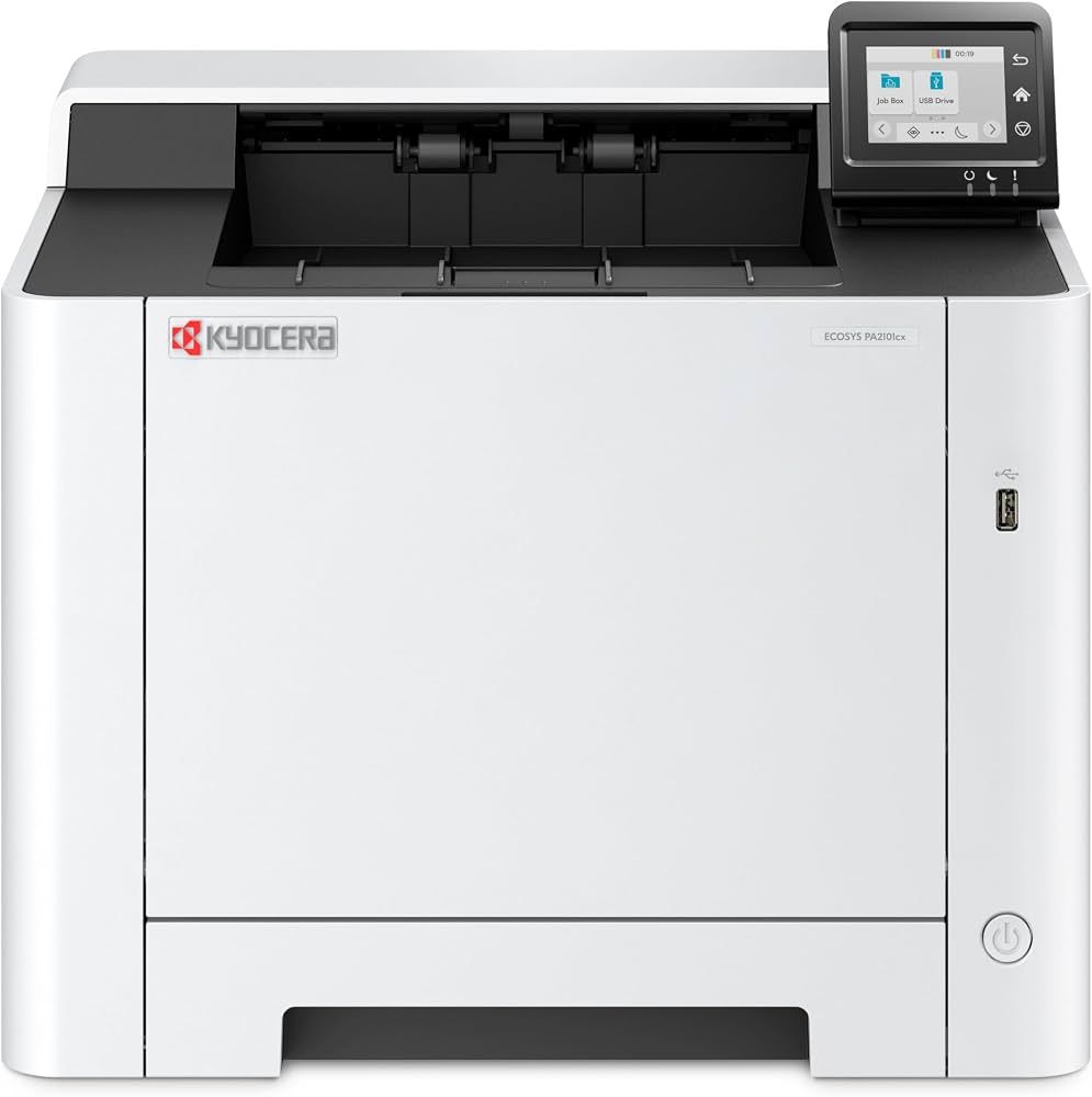 Imprimanta laser color Kyocera PA2101cx, A4, duplex, USB 2.0, 21 ppm negru, 11 ppm color