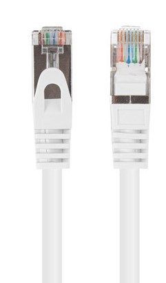 LPATCHCORD KAT.5E UTP 2M BIAŁY FLUKE PASSED LANBERG 10-PACK
